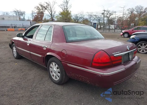 2004 Mercury Grand Marquis Ls z USA, uszkodzony, nr VIN 2MEHM75W74X603109